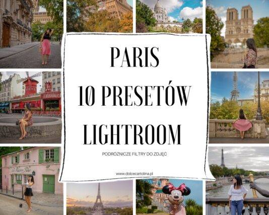 Instagramowe Presety Lightroom Paryż